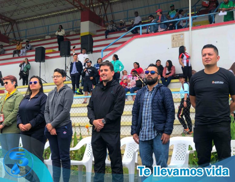 Acompañamiento para el campeonato premiere league en en el estadio Camilo Daza